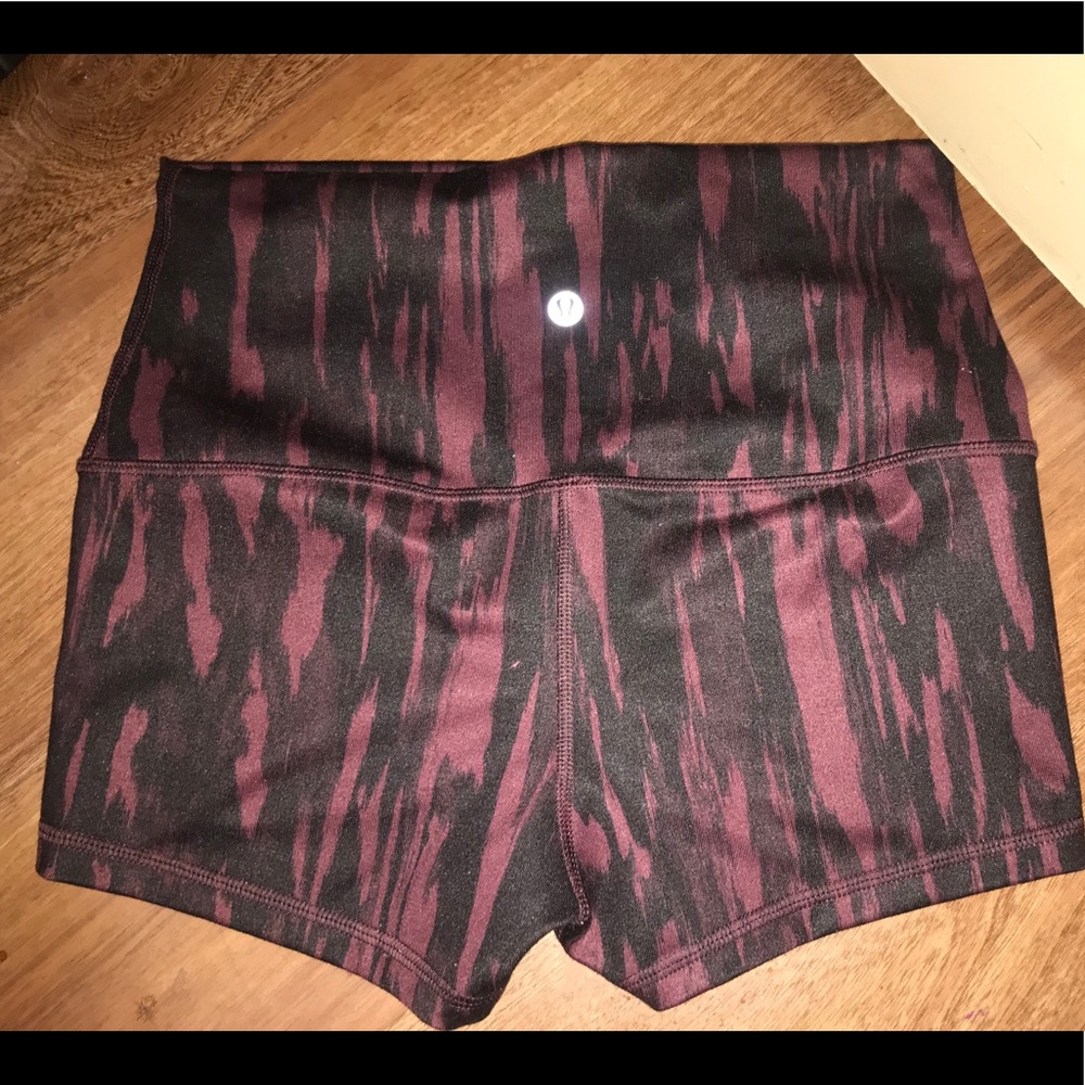 Lululemon high wasted shorts